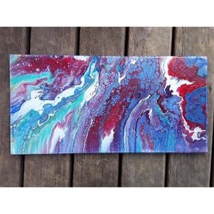 Original Acrylic Abstract Decor Art